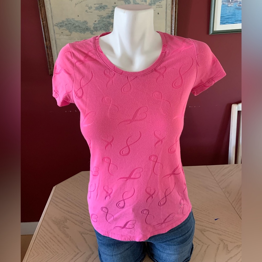 2/$25 Support Cancer Shirts. Size small. Used good condition.